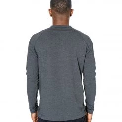 CLOTHING Public Rec Go-To Henley Heather Charcoal