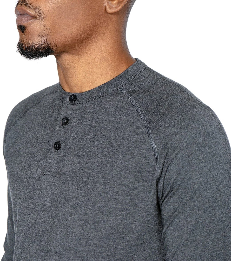 CLOTHING Public Rec Go-To Henley Heather Charcoal 6 CLOTHING Public Rec Go-To Henley Heather Charcoal