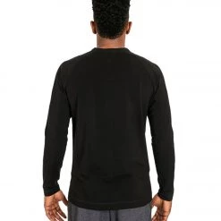 Public Rec Go-To Henley Black CLOTHING