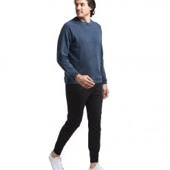 Public Rec Weekend Crew Heather Navy CLOTHING