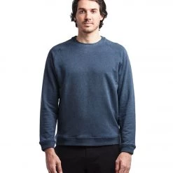 Public Rec Weekend Crew Heather Navy CLOTHING