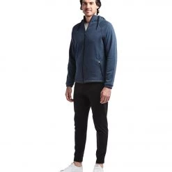 Public Rec Weekend Full Zip Heather Navy CLOTHING