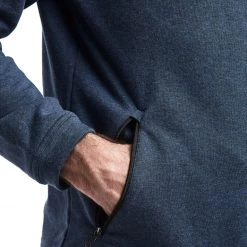 Public Rec Weekend Full Zip Heather Navy CLOTHING