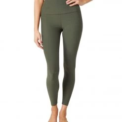 NEW ARRIVALS Beyond Yoga Spacedye High Waisted Caught In The Midi 7/8 Yoga Leggings Eden Green Heather