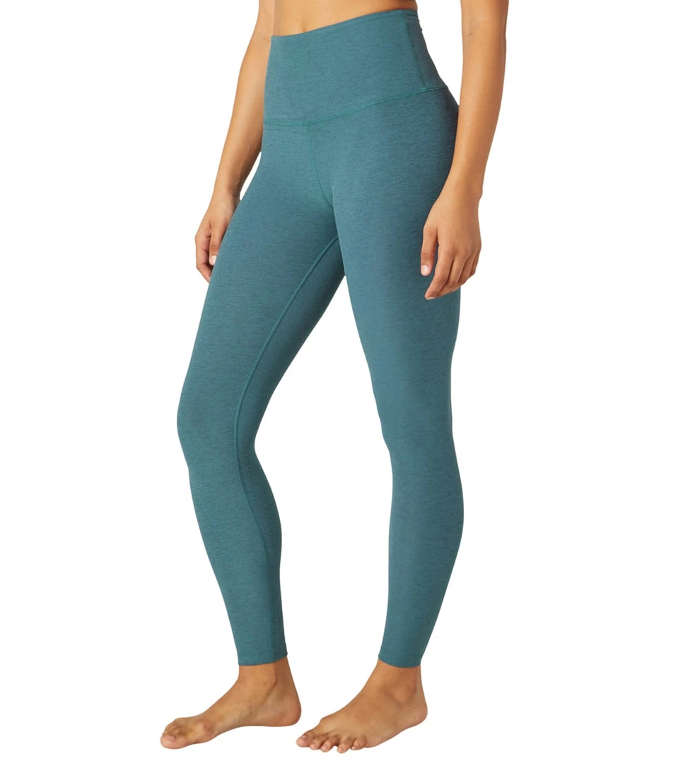 Beyond Yoga Spacedye High Waisted Caught In The Midi 7/8 Yoga Leggings Stellar Blue Heather 10 Beyond Yoga Spacedye High Waisted Caught In The Midi 7/8 Yoga Leggings Stellar Blue Heather
