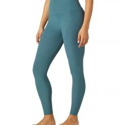 Beyond Yoga Spacedye High Waisted Caught In The Midi 7/8 Yoga Leggings Stellar Blue Heather