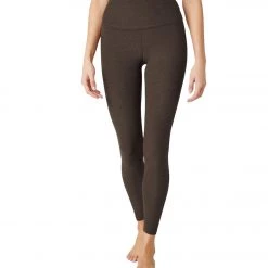 Beyond Yoga Spacedye High Waisted Caught In The Midi 7/8 Yoga Leggings Chocolate Chip Espresso NEW ARRIVALS
