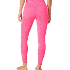 CLOTHING Beyond Yoga Leopard High Waisted 7/8 Yoga Leggings Electric Pink 10 CLOTHING Beyond Yoga Leopard High Waisted 7/8 Yoga Leggings Electric Pink