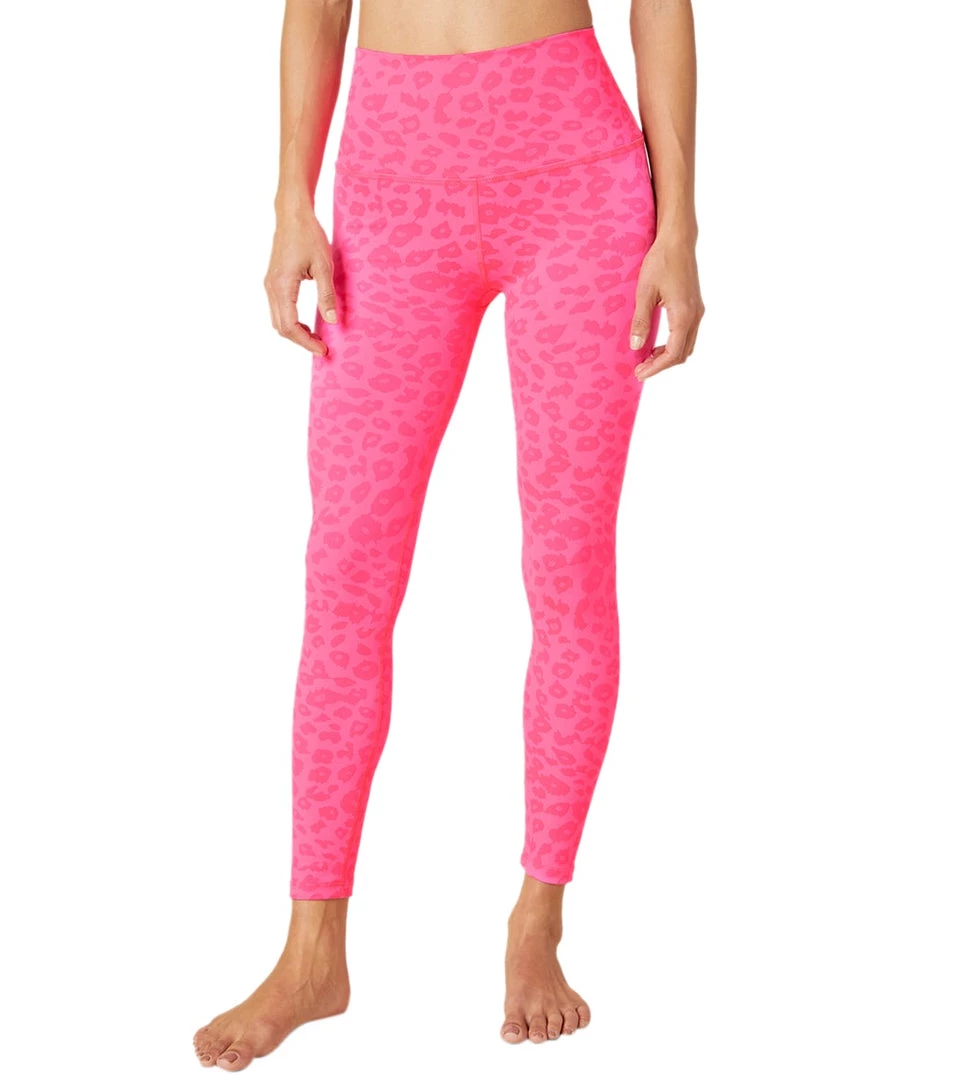 CLOTHING Beyond Yoga Leopard High Waisted 7/8 Yoga Leggings Electric Pink 8 CLOTHING Beyond Yoga Leopard High Waisted 7/8 Yoga Leggings Electric Pink