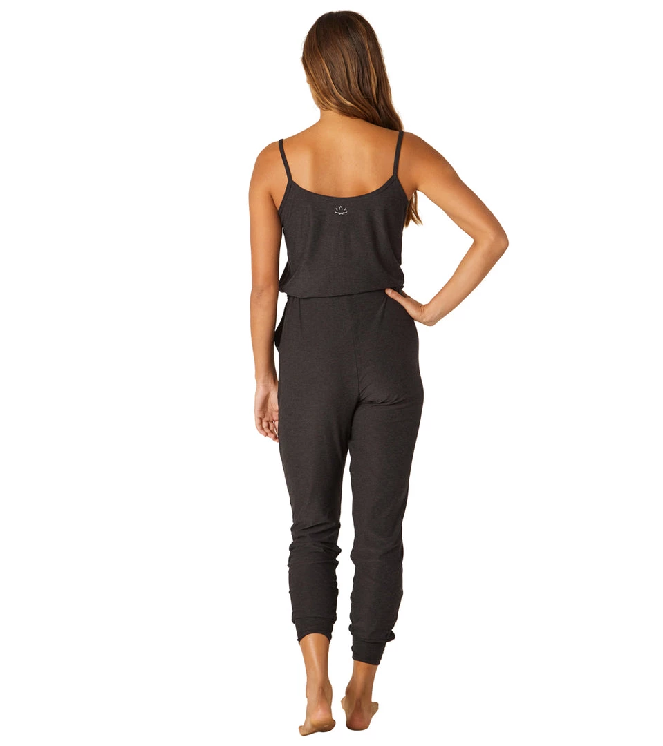 Beyond Yoga Featherweight Spacedye Everyday Lounger Midi Jumpsuit Darkest Night CLOTHING 4 Beyond Yoga Featherweight Spacedye Everyday Lounger Midi Jumpsuit Darkest Night CLOTHING
