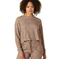 Beyond Yoga Brushed Up Cropped Pullover
