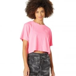 Beyond Yoga Stay In Oversized Cropped Tee CLOTHING