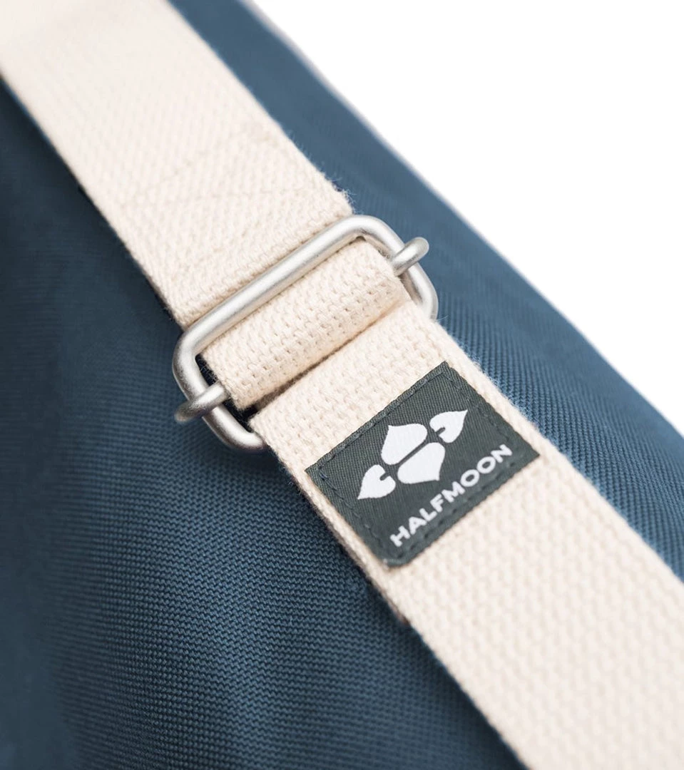 Halfmoon Water-Resistant Zippered Mat Carry Bag With Loop Strap Indigo 5 Halfmoon Water-Resistant Zippered Mat Carry Bag With Loop Strap Indigo