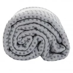 Halfmoon Gripster Yoga Towel Grey