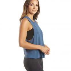 Spiritual Gangster Dream Active Flow Top Faded Navy 10 Spiritual Gangster Dream Active Flow Top Faded Navy