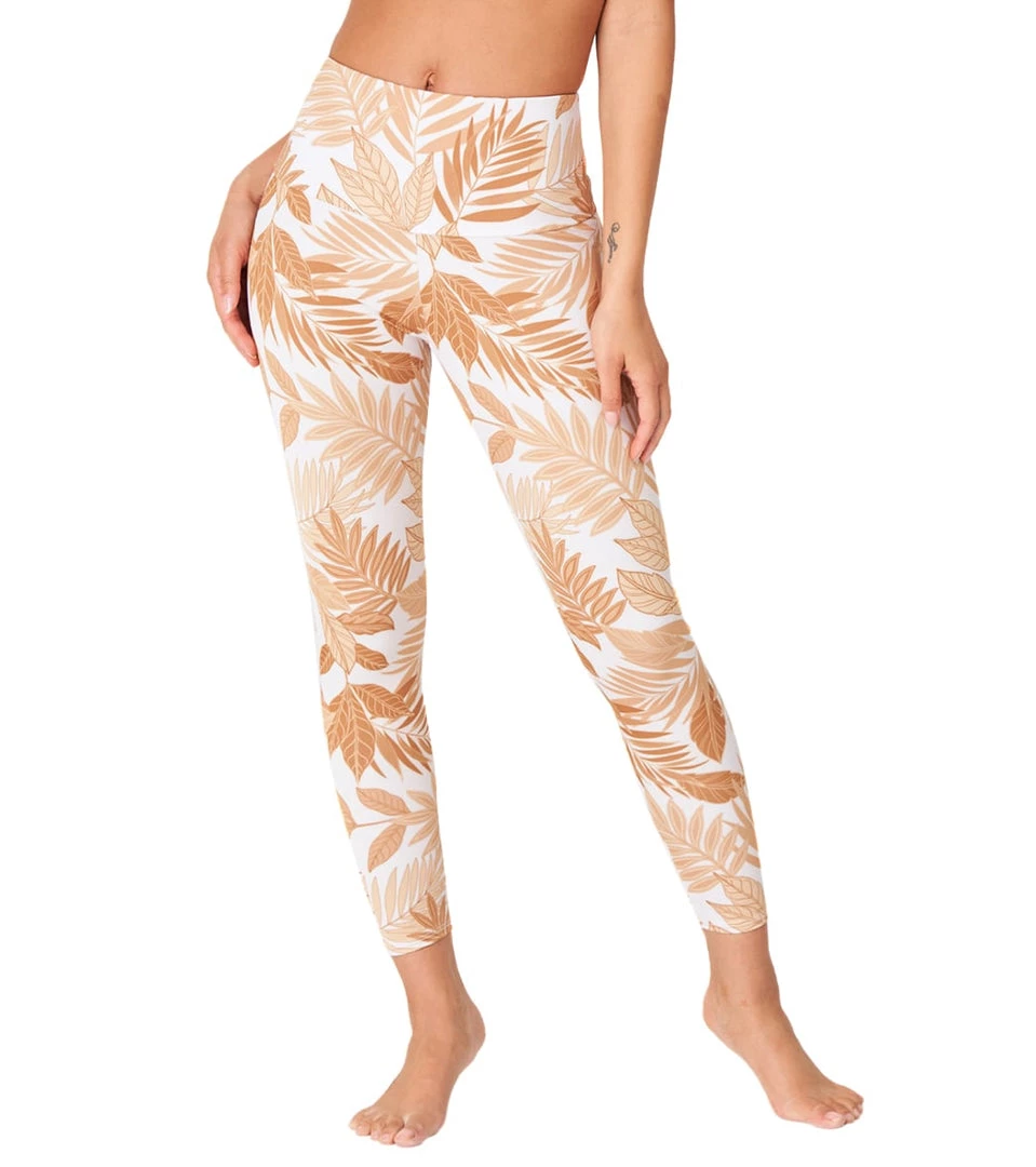 NEW ARRIVALS Onzie High Waisted Basic 7/8 Yoga Leggings Desert Palm 3 NEW ARRIVALS Onzie High Waisted Basic 7/8 Yoga Leggings Desert Palm