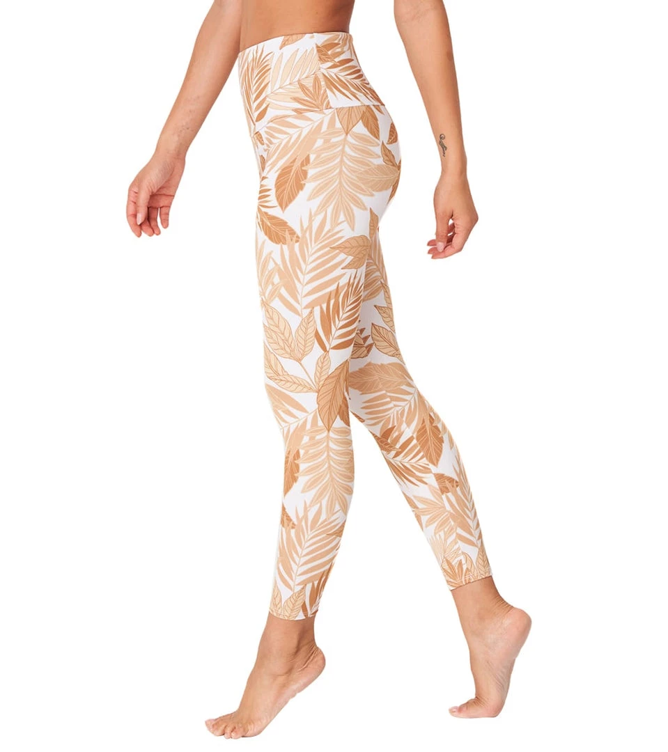 NEW ARRIVALS Onzie High Waisted Basic 7/8 Yoga Leggings Desert Palm 4 NEW ARRIVALS Onzie High Waisted Basic 7/8 Yoga Leggings Desert Palm