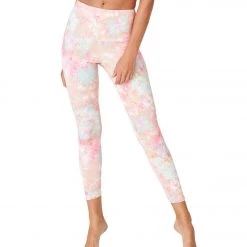 NEW ARRIVALS Onzie High Waisted Basic 7/8 Yoga Leggings Rose All Day