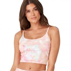 CLOTHING Onzie Belle Cami Yoga Crop Rose All Day