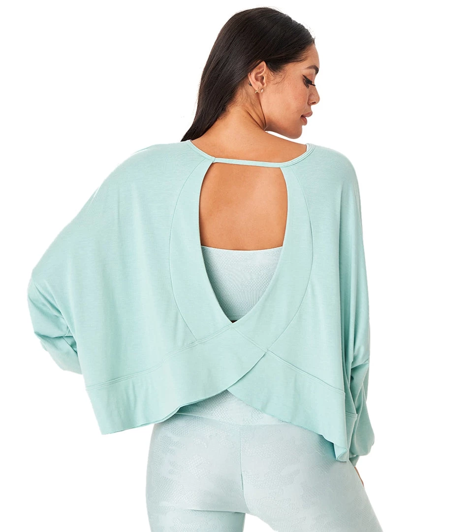 Onzie OM Long Sleeve Yoga Top Glacier NEW ARRIVALS 5 Onzie OM Long Sleeve Yoga Top Glacier NEW ARRIVALS