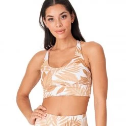 Onzie Sacred Yoga Sports Bra Desert Palm