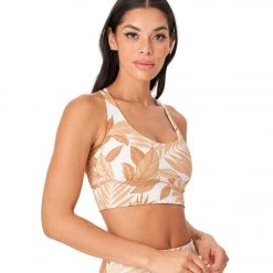 Onzie Sacred Yoga Sports Bra Desert Palm
