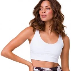 Onzie Sacred Yoga Sports Bra White CLOTHING