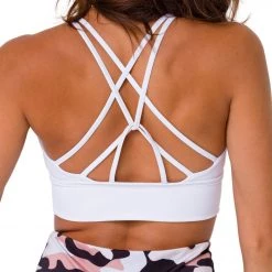 Onzie Sacred Yoga Sports Bra White CLOTHING