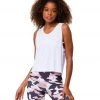 Onzie Cut Out Yoga Tank White CLOTHING