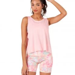 Onzie Tri-Blend Yoga Tank Petal CLOTHING