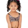 CLOTHING Onzie Girl's Elastic Yoga Sports Bra Leopard 1 CLOTHING Onzie Girl's Elastic Yoga Sports Bra Leopard