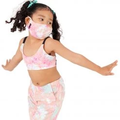 Onzie Girl's Elastic Yoga Sports Bra Rose All Day CLOTHING