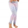 Onzie Girl's Yoga Leggings Rainbow Snake