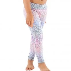 Onzie Girl's Yoga Leggings Rainbow Snake