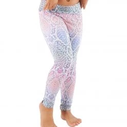 Onzie Girl's Yoga Leggings Rainbow Snake