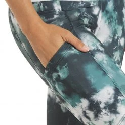 Onzie Pocket Yoga Leggings Evergreen Tie Dye