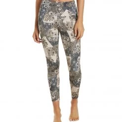 Onzie High Waisted Basic 7/8 Yoga Leggings Bandana