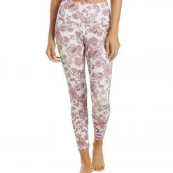 NEW ARRIVALS Onzie High Waisted Basic 7/8 Yoga Leggings Vintage Rose