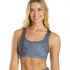 Onzie Graphic Mudra Yoga Sports Bra First Frost