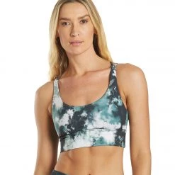 Onzie Sacred Yoga Sports Bra Evergreen Tie Dye CLOTHING