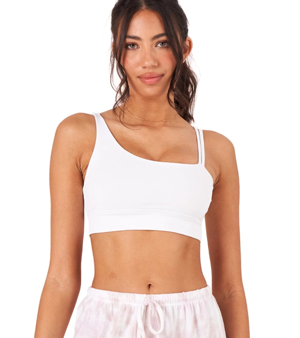 Onzie Ride Yoga Sports Bra White CLOTHING 3 Onzie Ride Yoga Sports Bra White CLOTHING