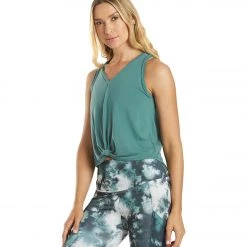 Onzie Knot Yoga Tee Pale Cacti CLOTHING