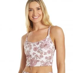 Onzie Belle Cami Yoga Crop Vintage Rose