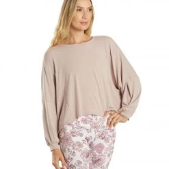 Onzie OM Long Sleeve Yoga Top Woodrose