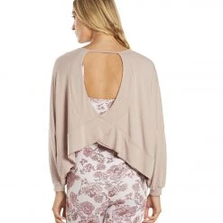 Onzie OM Long Sleeve Yoga Top Woodrose