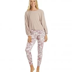Onzie OM Long Sleeve Yoga Top Woodrose