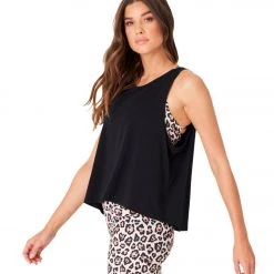 Onzie Tri-Blend Yoga Tank Black