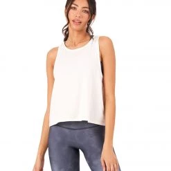 CLOTHING Onzie Tri-Blend Yoga Tank Ivory