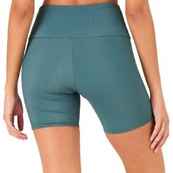 Onzie Ribbed Biker Shorts Pale Cacti Rib