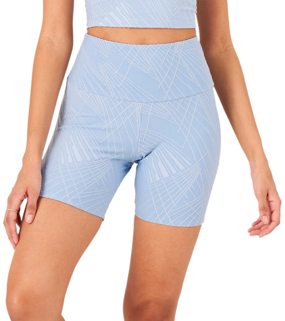 CLOTHING Onzie Selenite Biker Shorts Blue Fog 3 CLOTHING Onzie Selenite Biker Shorts Blue Fog